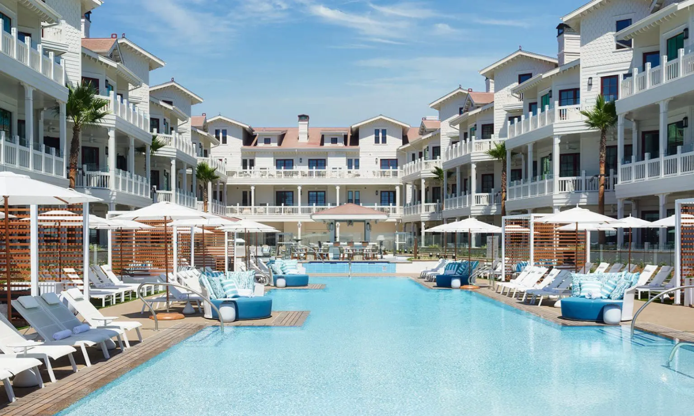 Shore House pool fron eye level